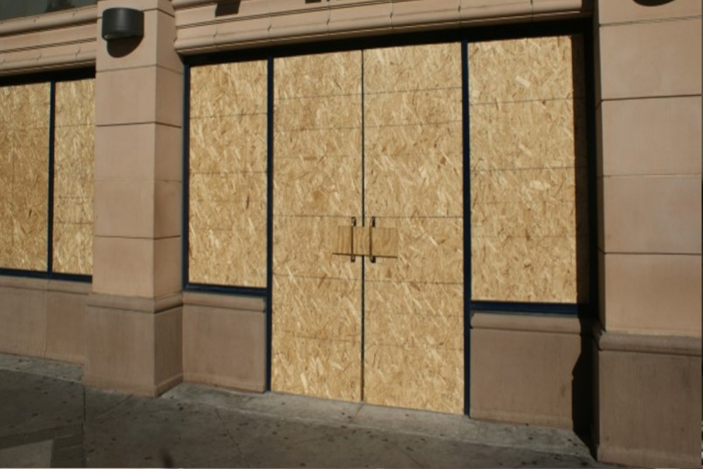 Boarding Up in Winchmore Hill, N21